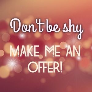 Reasonable offers welcome